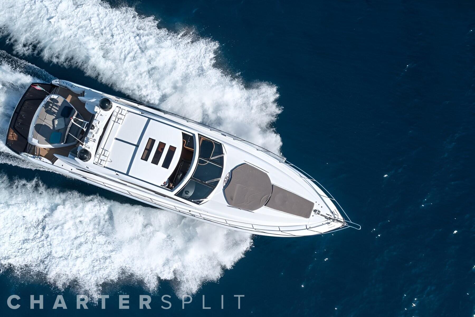 Motor yacht Sunseeker Predator 72 available for charter in Croatia