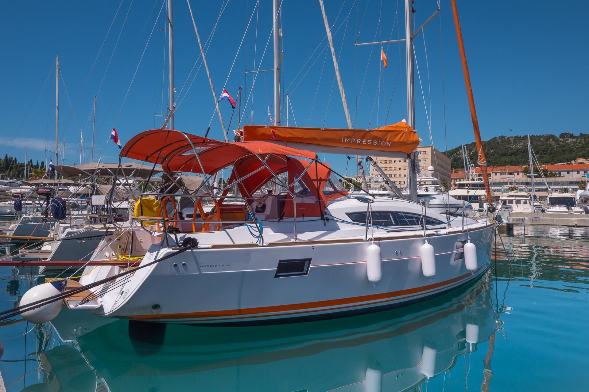 Sailboat Elan 40 Impression available for charter on Wednesday from Split, Croatia