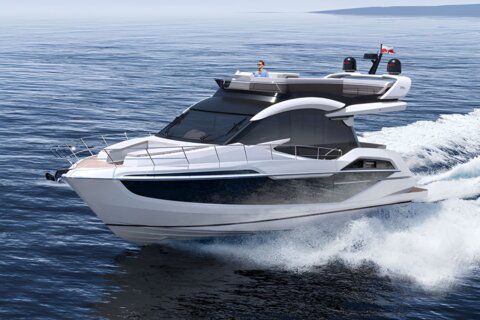 Motor boat Galeon 480 Fly available for charter from Šibenik, Croatia
